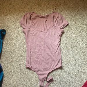 pink bodysuit! size medium